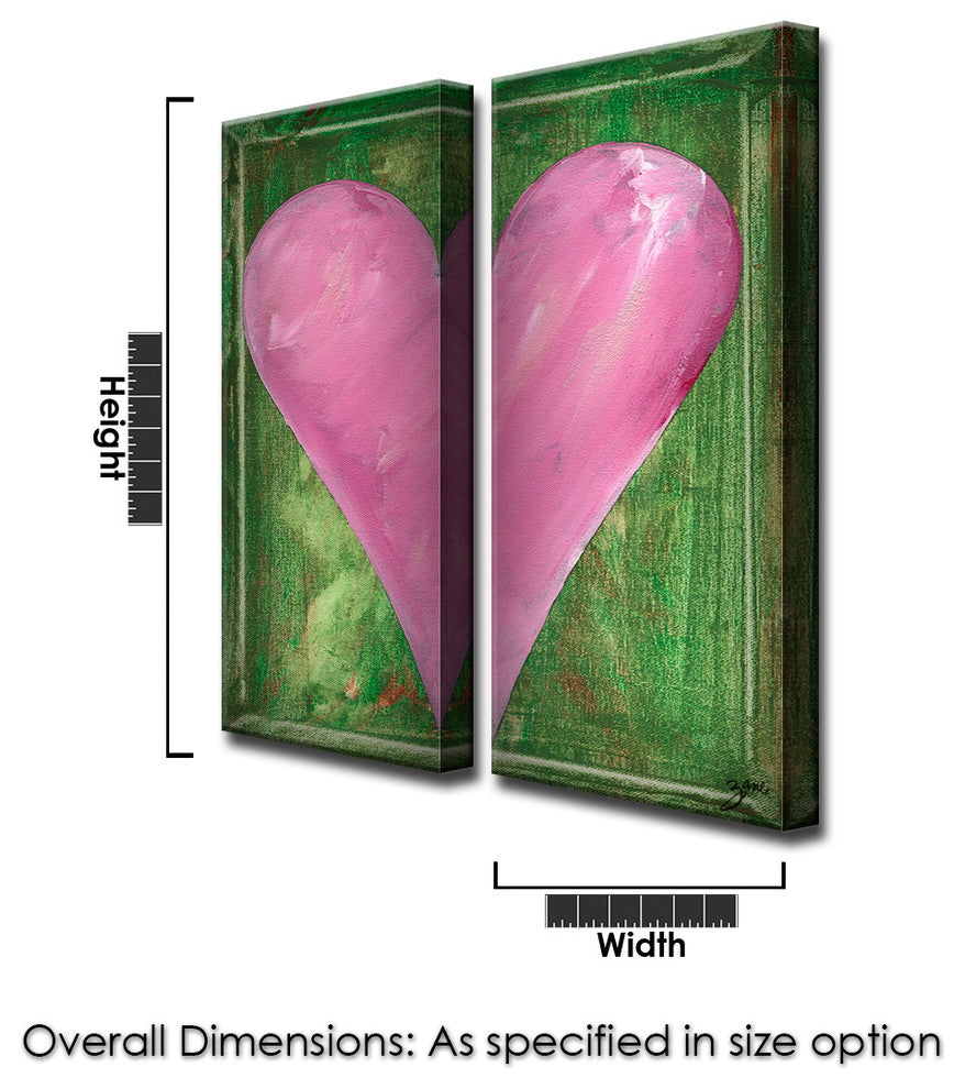 Heartwork "Kendall" 2-Piece Canvas Art Set, 40"x16"