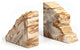 Petrified Wood Book Ends-Light