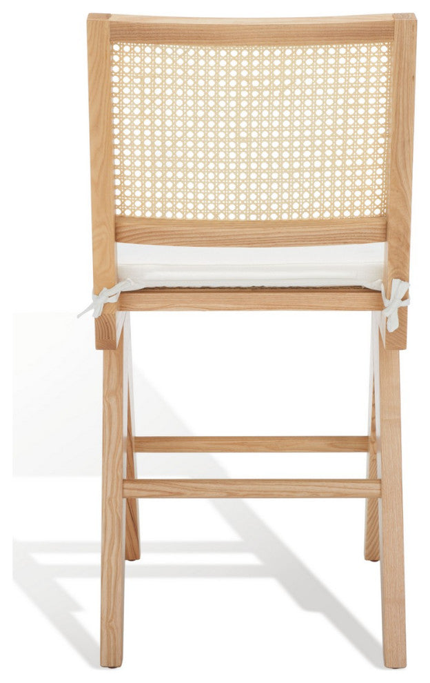 Safavieh Couture Colette Rattan Counter Stool, Natural