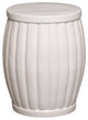 Garden Stool. White 14X18.5"H