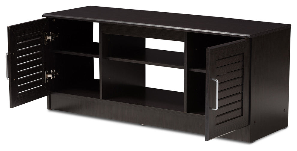 Gianna Moderm, Contemporary Wenge Brown TV Stand