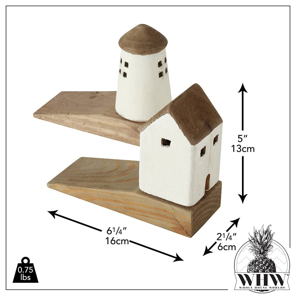 2 Piece Lighthouse Door Stops