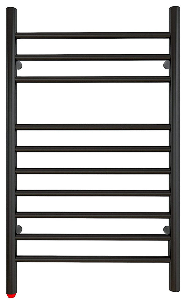 HEATGENE Towel Warmer, Compact Electric Towel Warmer for Small Bathroom, Matt Bl
