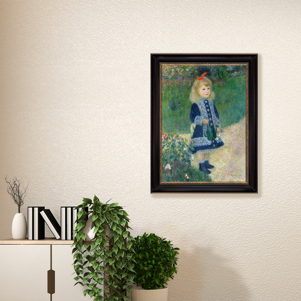 A Girl with a Watering Can by Pierre Auguste Renoir, Print on Canvas, 21'' x 27"