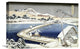 "Pontoon Bridge at Sano, Kozuke Province, Ancient View" Artwork, 22"x14"