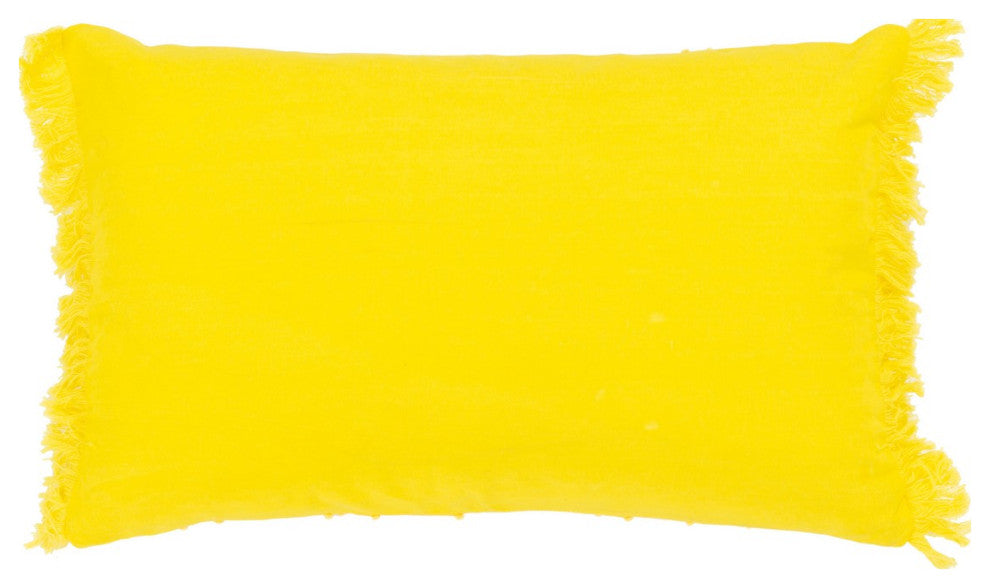 Safavieh Sorena Pillow Yellow 20" X 12"