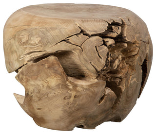 Primary product image on white background; shows the full teak accent table.