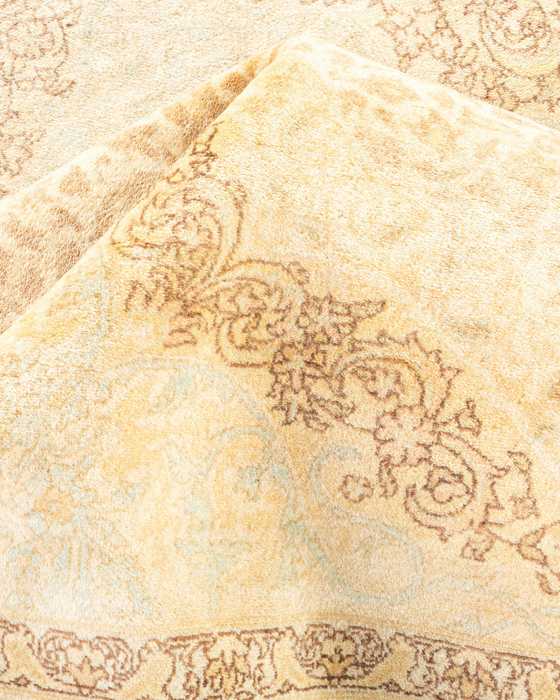 Ashley, One-of-a-Kind Hand-Knotted Area Rug Ivory, 8'3"x10'5"