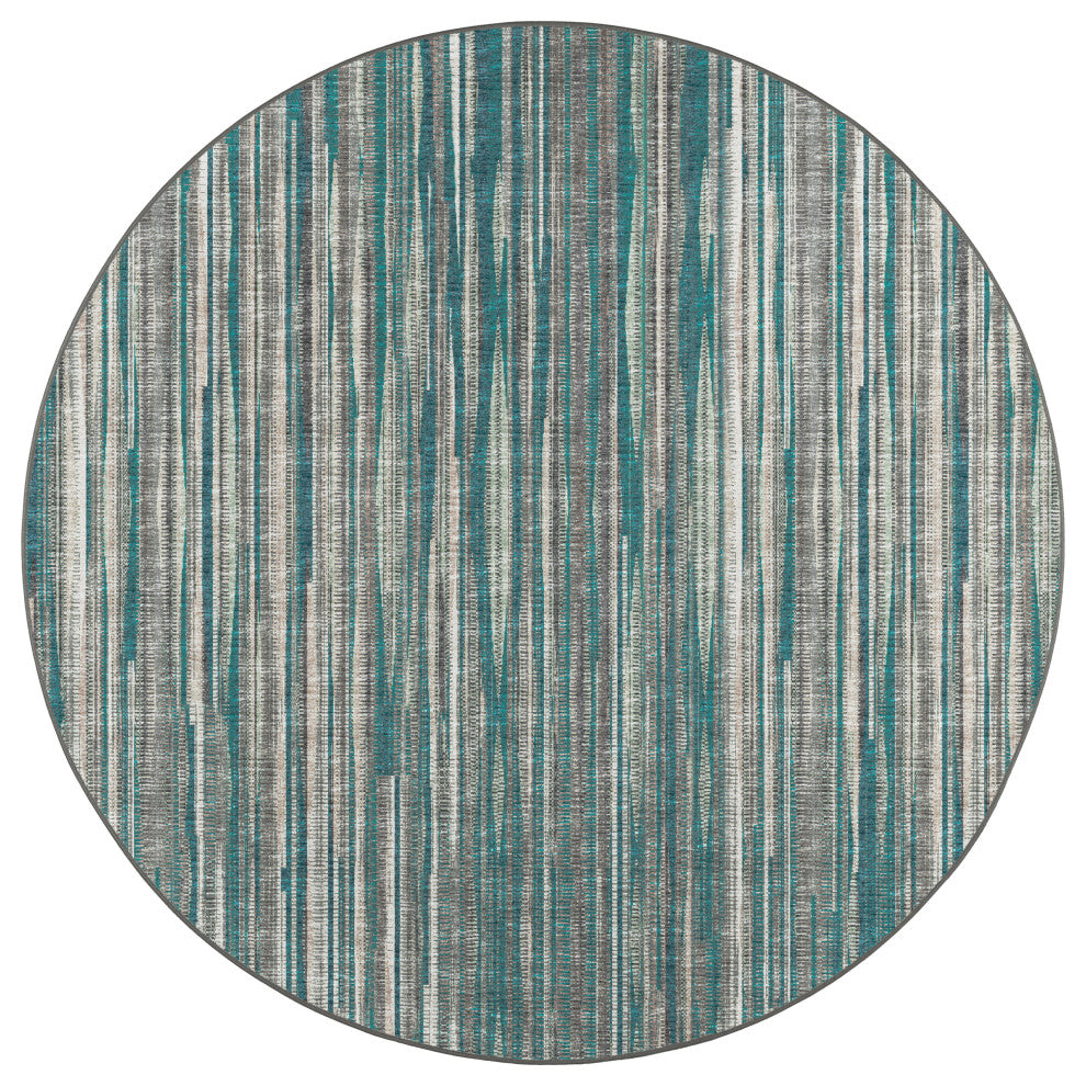 Dalyn Amador AA1 Teal 8'x8' Round Rug