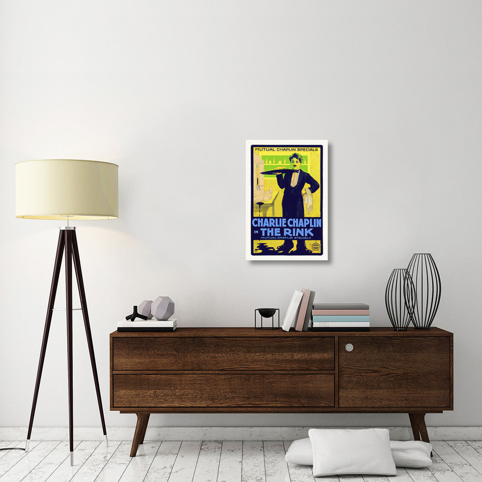 "Charlie Chaplin, The Rink - 1916" Canvas by Hollywood Photo Archive, 20x30"