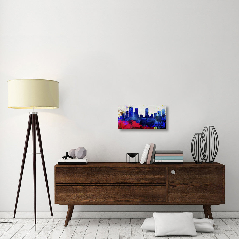 "Denver City Skyline" Fine Art Print