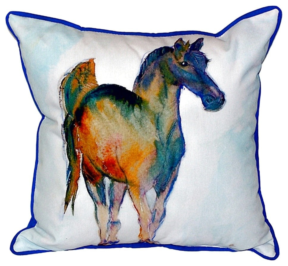Betsy Drake Colt Small Indoor/Outdoor Pillow 12x12