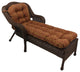 U-Shaped Outdoor Tufted Chaise Lounge Cushion, Vanya Papprika