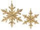 Wood Snowflake Ornament, 12-Piece Set
