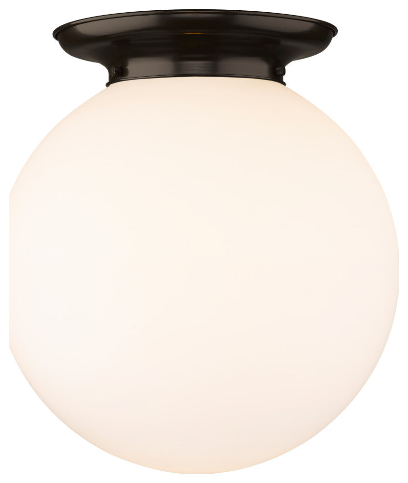 Innovations Beacon 1 16" Flush Mount Oil Rubbed Bronze