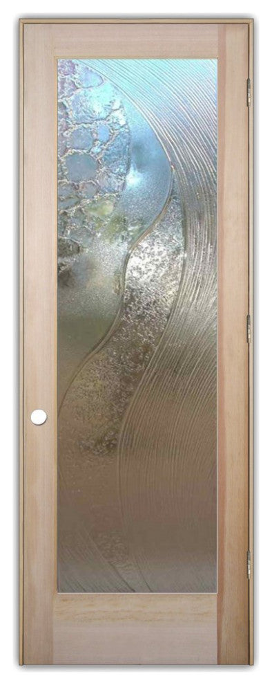 Interior Prehung Door or Interior Slab Door - High Tide - Cast Glass CGI 033...