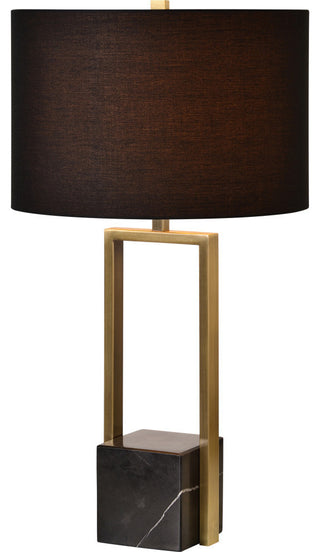 Arla Black Marble Table Lamp