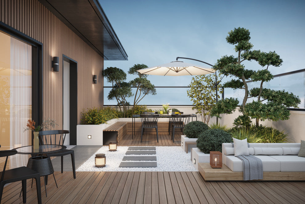 Set of 2 Dining Side Chairs, Plastic Indoor/Outdoor Stackable Patio Chair, Black