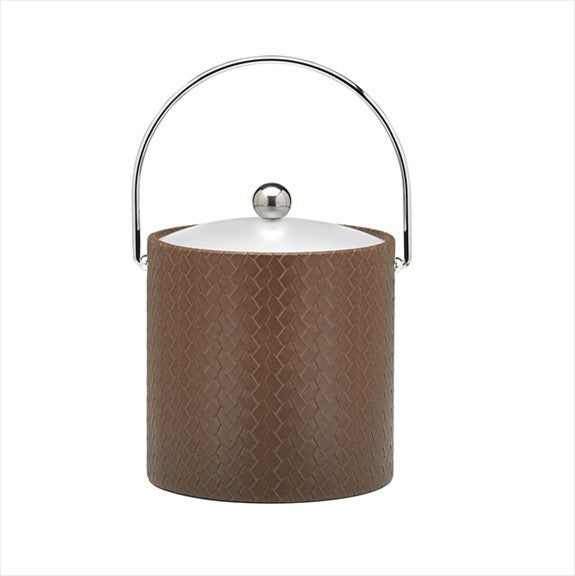 Kraftware San Remo Pinecone Ice Bucket With Lucite Lid