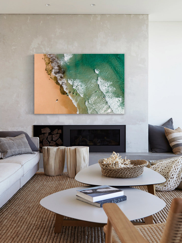 "The Waves" Print on Canvas by Karolis Janulis