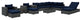 Sojourn 12 Piece Outdoor Patio Sunbrella Sectional Set, Canvas Navy