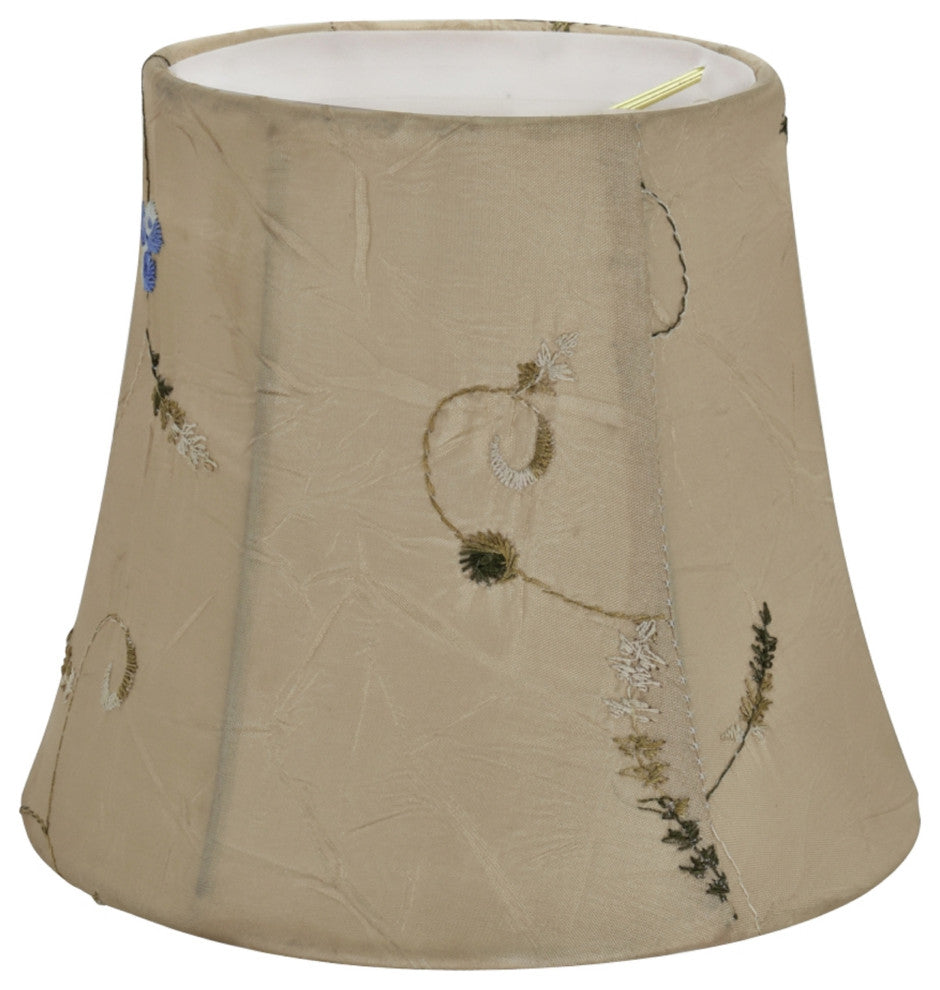 30393-5 Small Bell  Chandelier Clip On Lamp Shade Gold 4"x6"x5"
