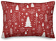 Winter Tree Pattern 5 20x14 Spun Poly Pillow