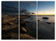 "Dark Sydney Coastline" Canvas Wall Art, 3 Panels, 36"x28"