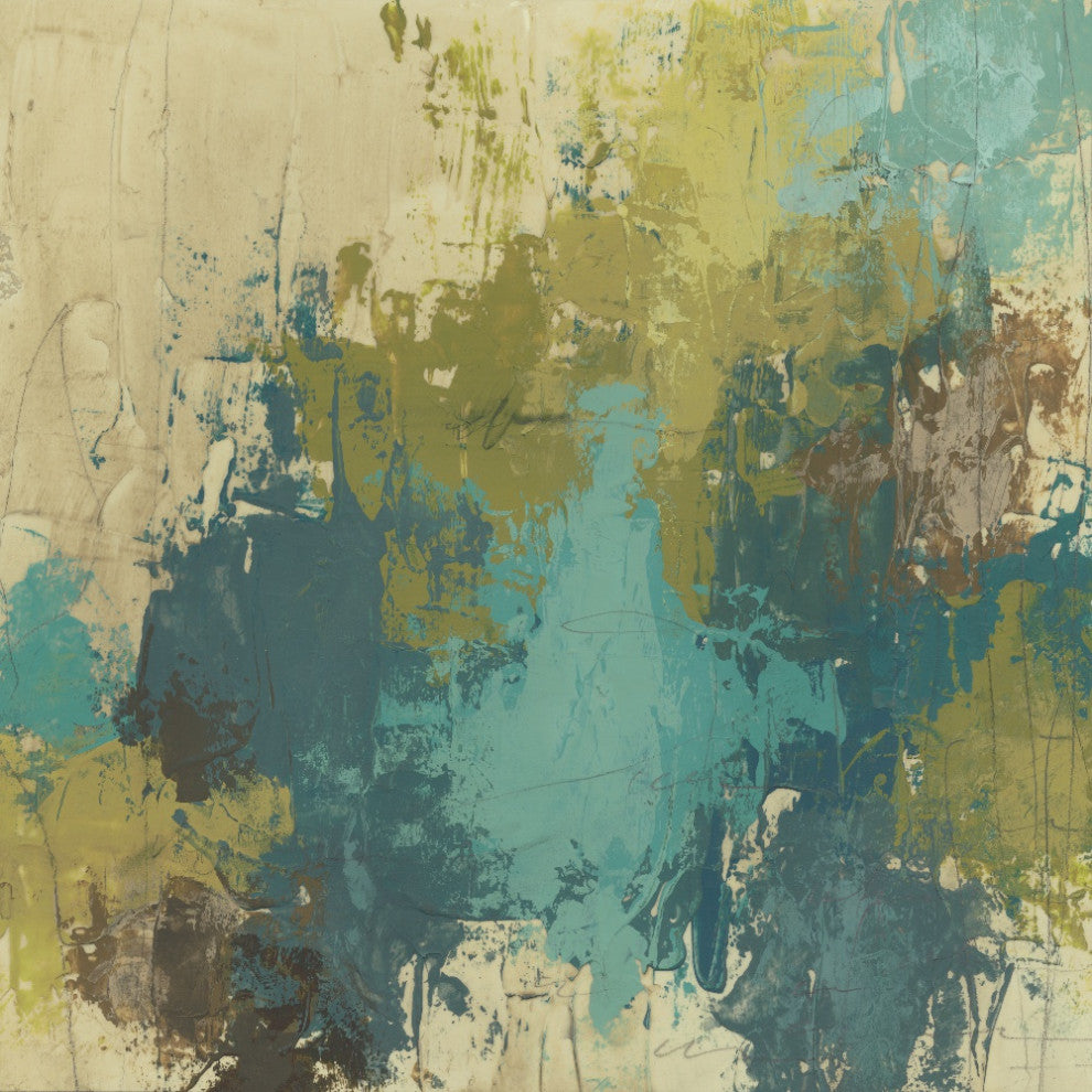 "Blue Monday I" Fine Art Giant Canvas Print, 54"x54"