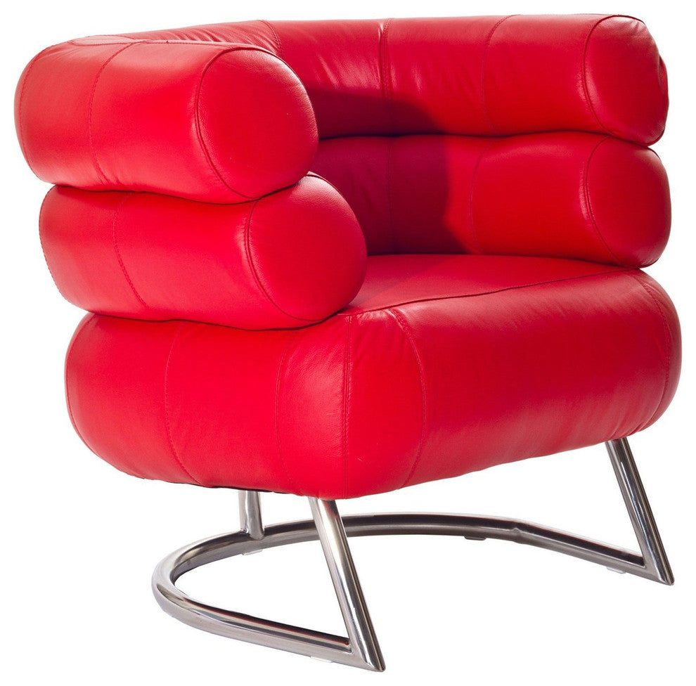 Modern Contemporary Living Room Armchair Red