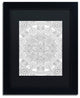 Hello Angel 'Mandala One' Art, Black Frame, Black Mat, 14x11