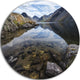 Wast Water With Reflection In Lake, Landscape Disc Metal Wall Art, 11"