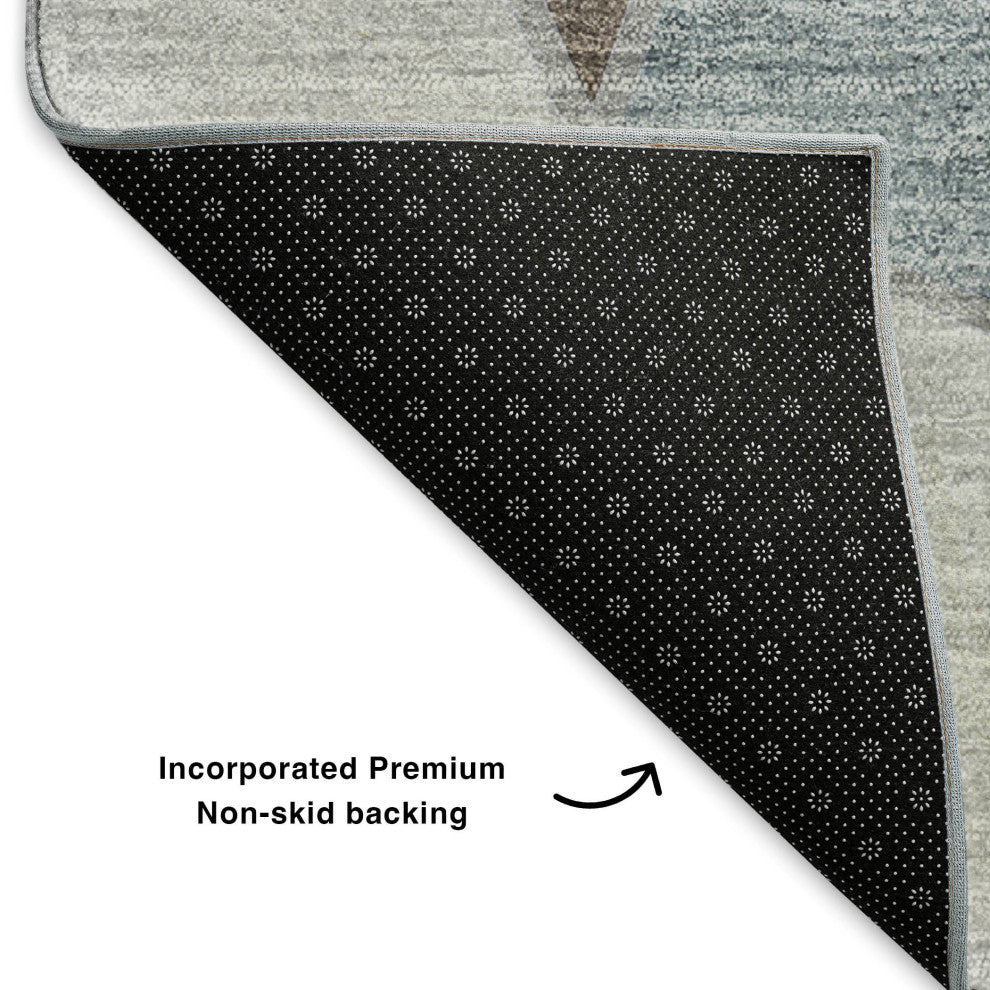 Premium Machine Washable Mayfield AMF636 Chocolate 10' x 14' Rug