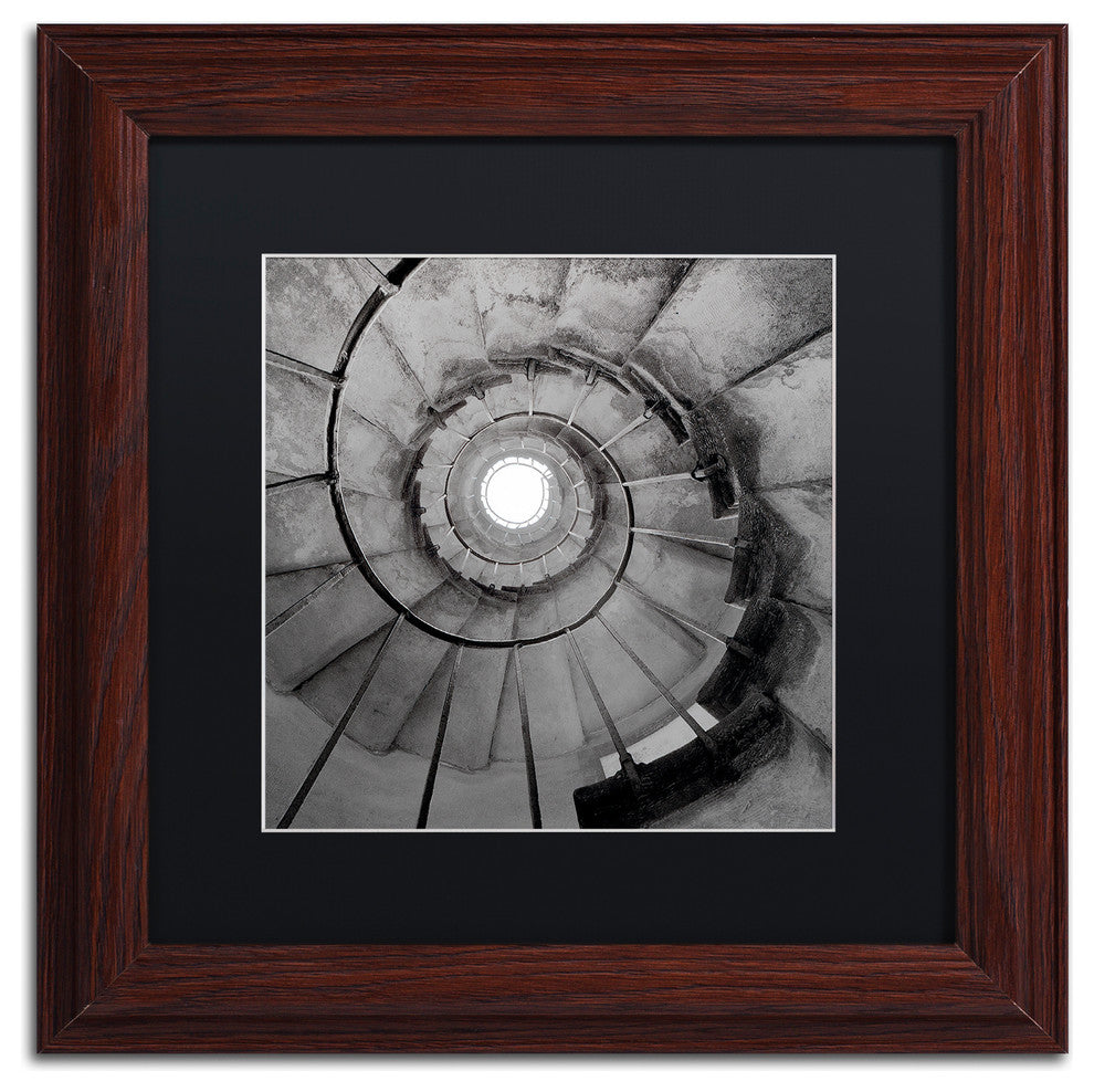 Alan Blaustein ''Veneto I'' Art, Wood Frame, Black Mat, 11x11