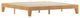 Evelyn Wood Platform Bed with Wooden Support Slats, No Box Spring Required, Natural, King