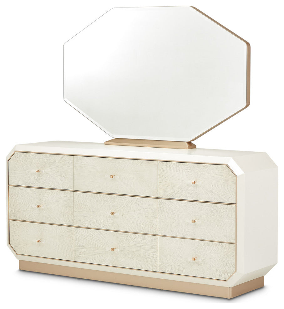 AICO Furniture La Rachelle 6 Piece King Bedroom Set