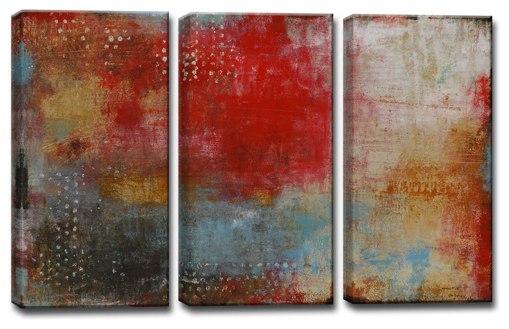 Impromptu by Norman Wyatt Jr. 3-Piece Wrapped Canvas Art Set, 24"x36"