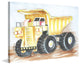 "Dump Truck" by Reesa Qualia Painting Print Wrapped Canvas, 60x40