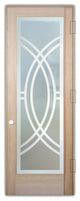 Interior Prehung Door or Interior Slab Door - Demi Circle - Douglas Fir...