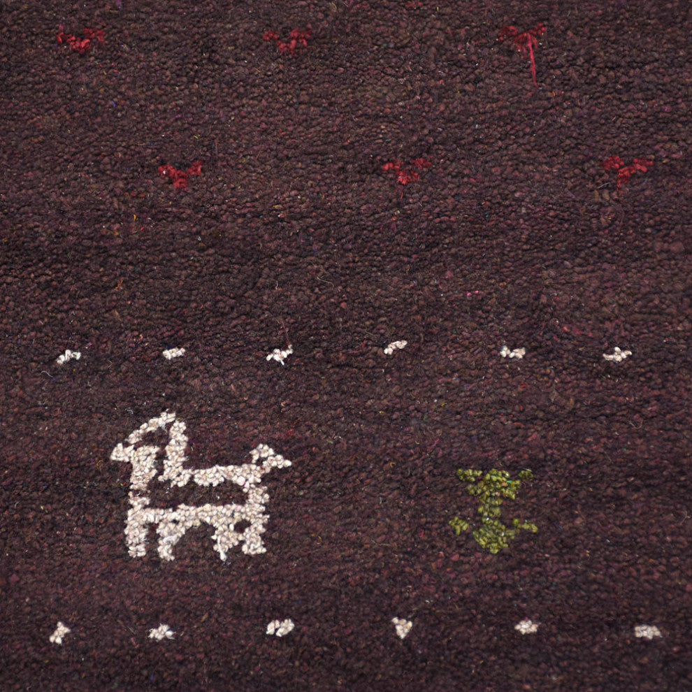 HAND KNOTTED LOOM SILK ECO-FRIENDLY AREA RUG-8'x10',Rectangle,Brown,Contemporary