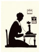 "Homemaker Makes a Phone Call" Digital Paper Print by Maxfield Parrish, 20"x26"