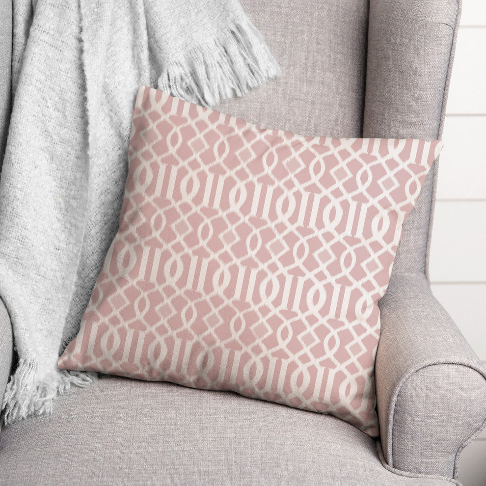 Blush Kirkwood 18x18 Spun Poly Pillow