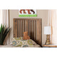 Transitional Ash Walnut Finished Wood Twin Size Headboard