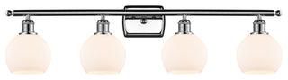Innovations 516-4W-PC-G121-6 4 Light Bath Vanity Light, Polished Chrome