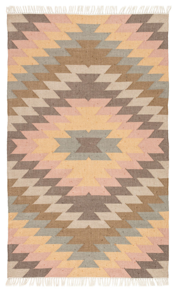 Jaipur Living Mojave Indoor/Outdoor Geometric Multicolor Area Rug, 3'6"x5'6"