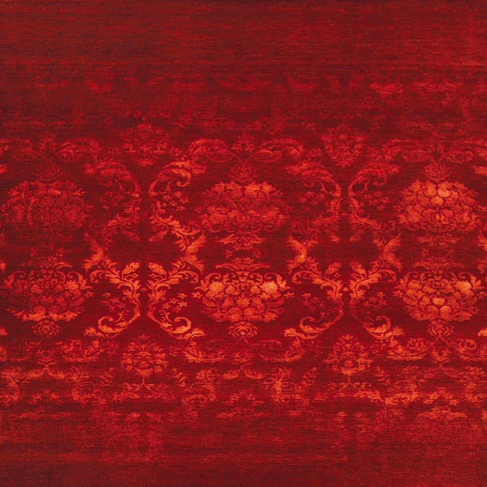 Ahgly Company Indoor Square Mid-Century Modern Area Rugs, 3' Square
