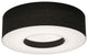 Montclair 12'' Fixture Light, Black, Flush Mount