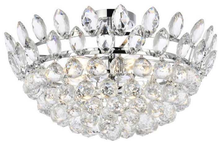 Eleana 20" Flush Mount, Chrome