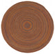 Colonial Mills Rug Westcott Orange Round, 9x9