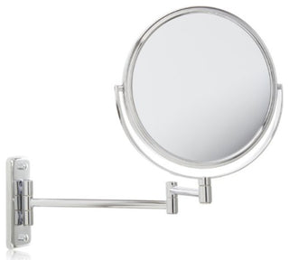Jerdon JP7808C 8-Inch Two-Sided Swivel Wall Mount Mirror with 8x Magnification